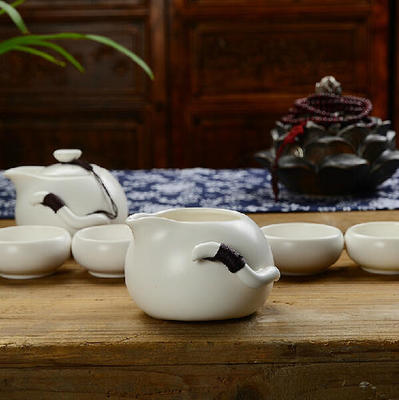 卓兴瓷功夫陶瓷茶具套装005 融合传统技艺与现代美学的品茗之选