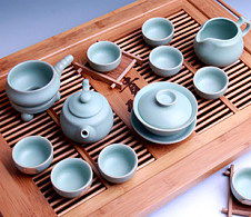 汝瓷茶具 千年风雅的茶道佳器